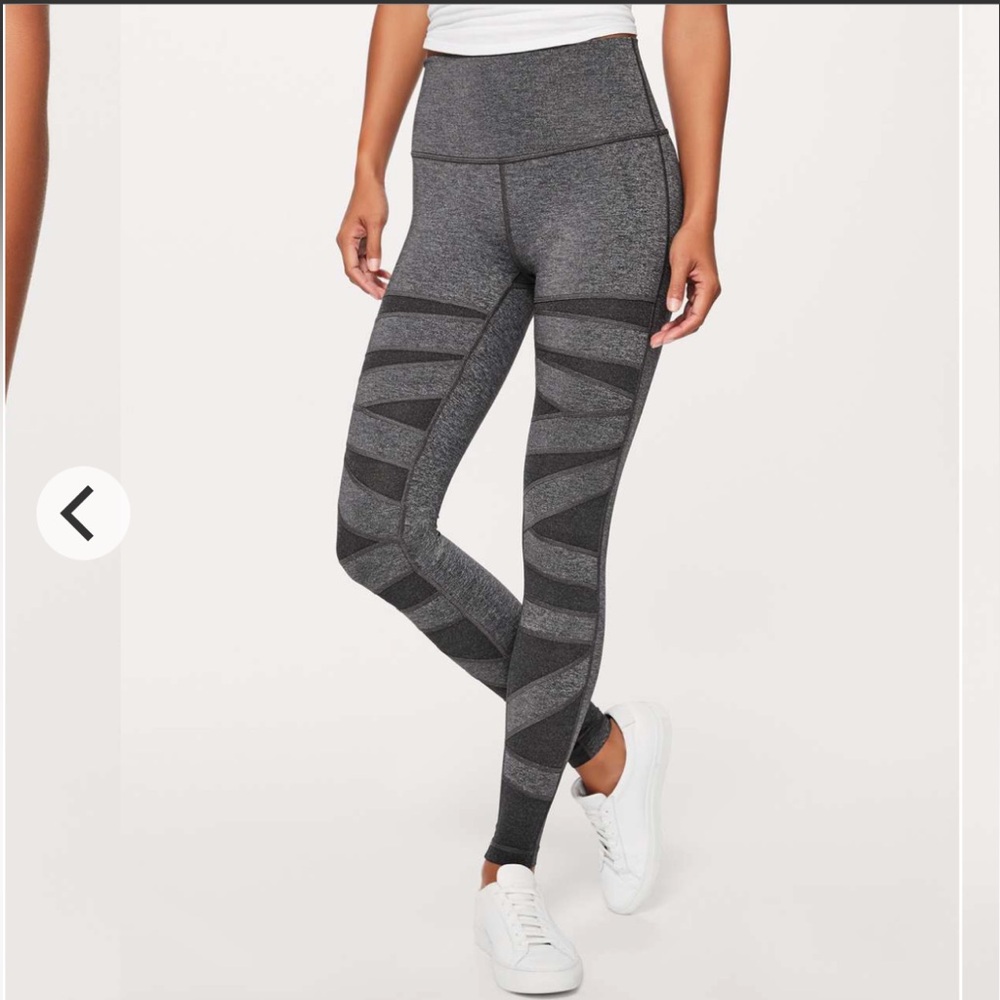 Lululemon Wunder Under Pant (Hi-Rise) Special Edition Tech Mesh 28"